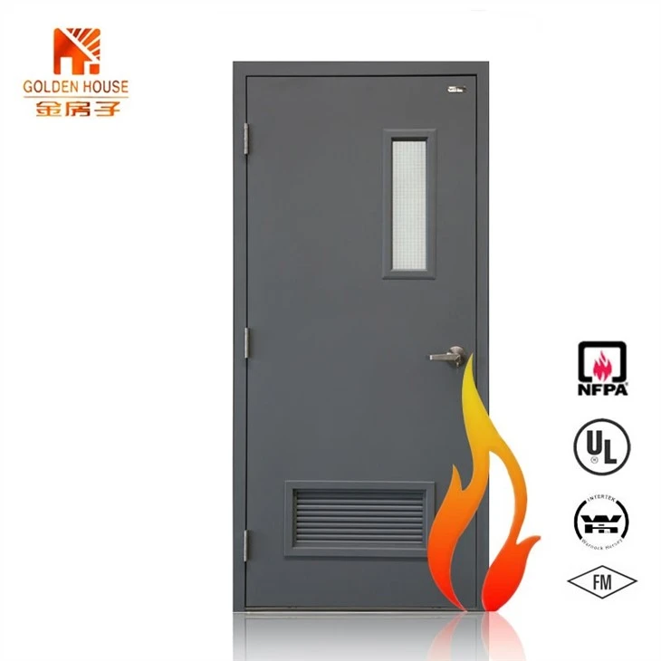 American Standard Steel Fire Rated Hollow Metal Commercial Door